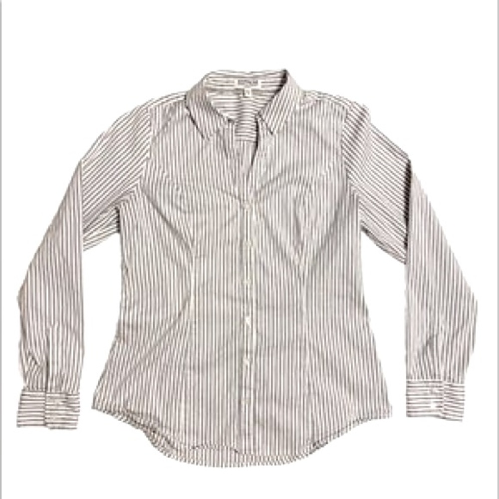 Express Ultimate Essential Shirt - Gray/white
